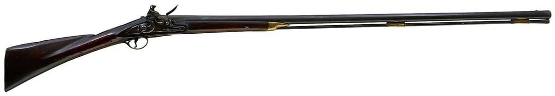 AN 18TH CENTURY 10-BORE FLINTLOCK SPORTING GUN, (1 of 10)