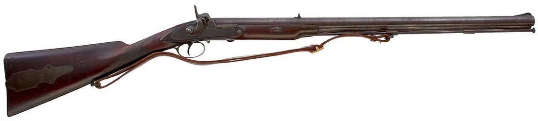 A .560 CALIBRE PERCUSSION SMOOTH BORE SADDLE RING CARBINE, (1 of 13)