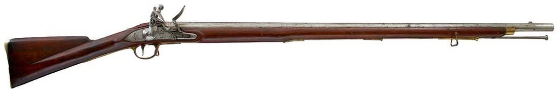 A .750 CALIBRE FLINTLOCK INDIA PATTERN BROWN BESS, (1 of 20)