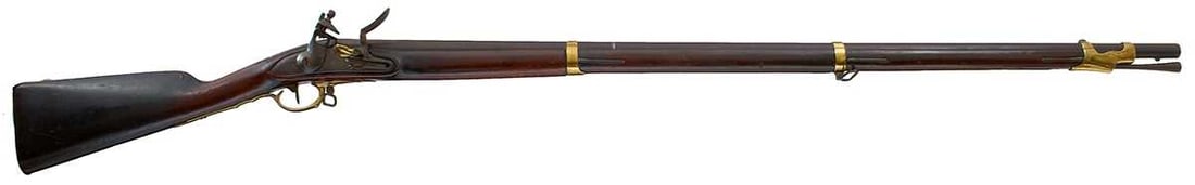 A .700 CALIBRE CONTINENTAL FLINTLOCK SERVICE MUSKET, (1 of 17)