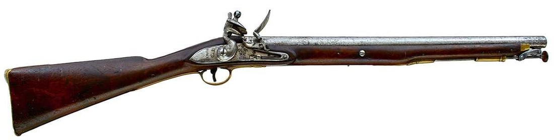 A .650 CALIBRE FLINTLOCK CAVALRY CARBINE, (1 of 13)