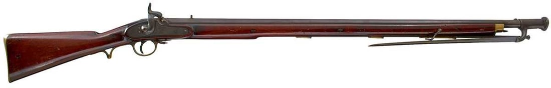 A .750 CALIBRE EAST INDIA COMPANY PERCUSSION SERVICE MUSKET PATTERN F, (1 of 17)