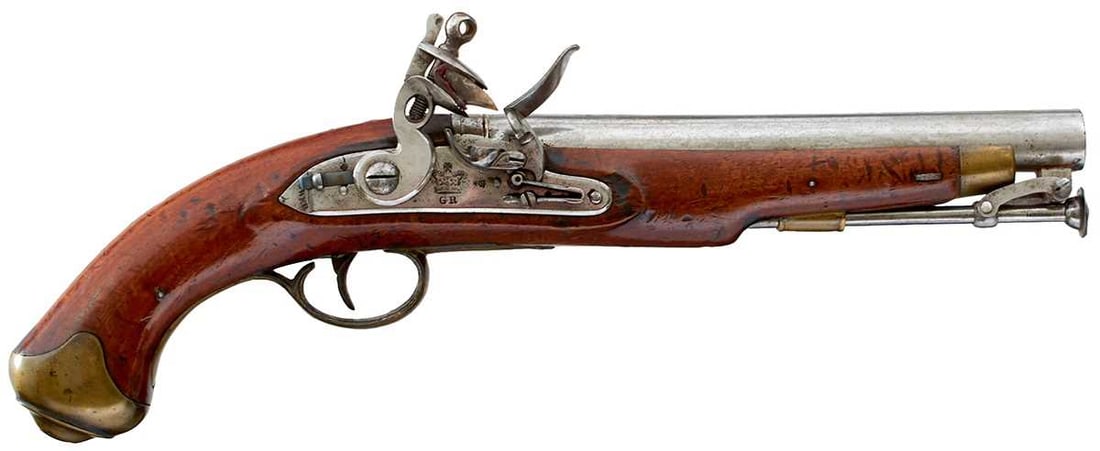 OF PENINSULAR AND WATERLOO INTEREST - A .650 CALIBRE FLINTLOCK NEWLAND PATTERN PISTOL TO THE 11TH (1 of 20)