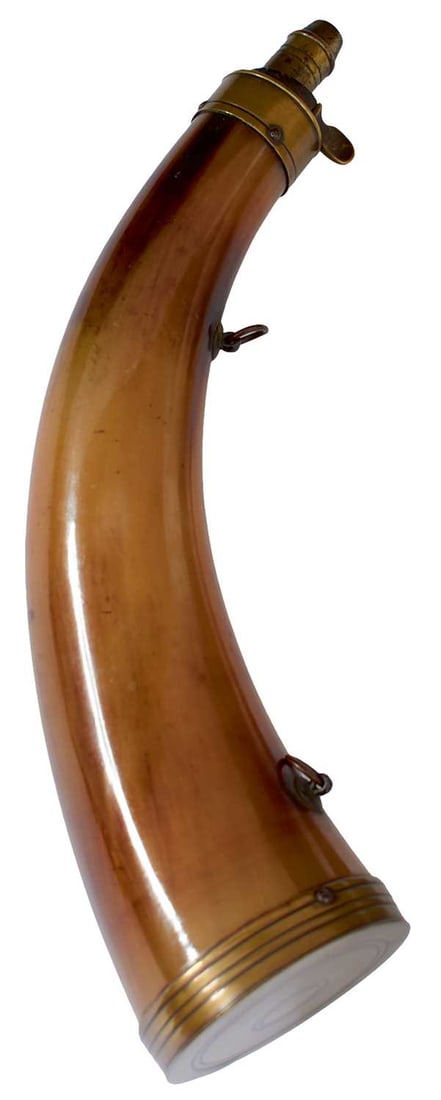 A POWDER HORN, (1 of 7)