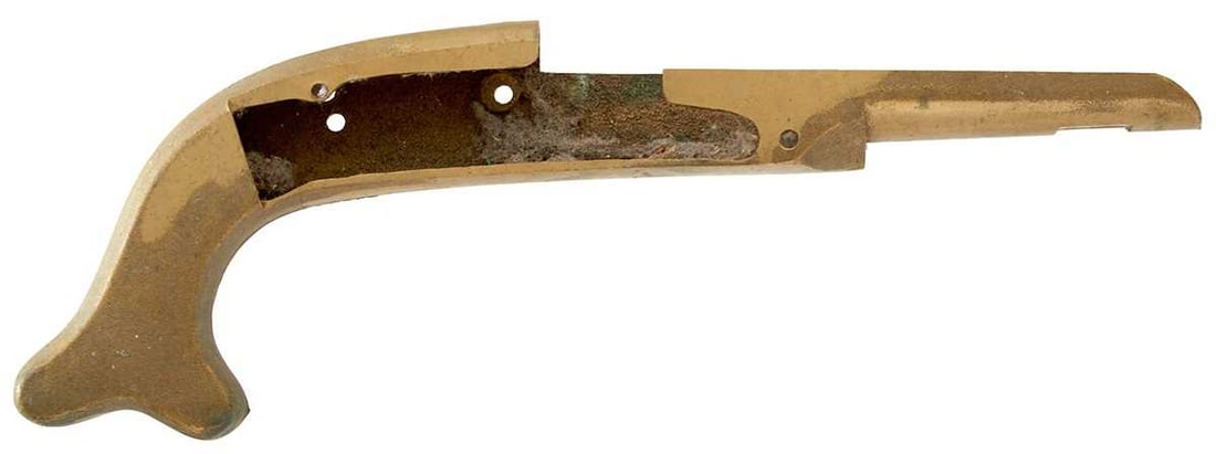 A COLLECTION OF MOSTLY ORIGINAL SPARE GUN AND PISTOL PARTS, (1 of 2)