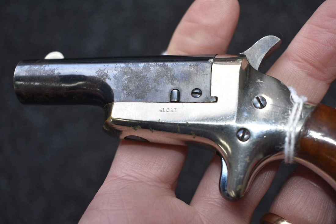 A .41 RIMFIRE THIRD MODEL COLT DERINGER, - 3