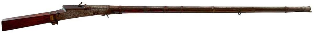 A .650 CALIBRE INDIAN MATCHLOCK BANDUKH TORADOR. (1 of 10)