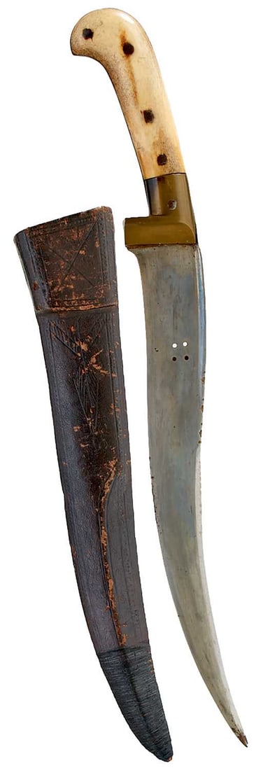 A 19TH CENTURY IND0-PERSIAN PESHKABZ OR DAGGER, (1 of 13)