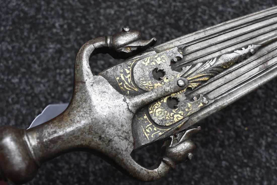 A MOST INTERESTING TEMPLE DAGGER, - 16