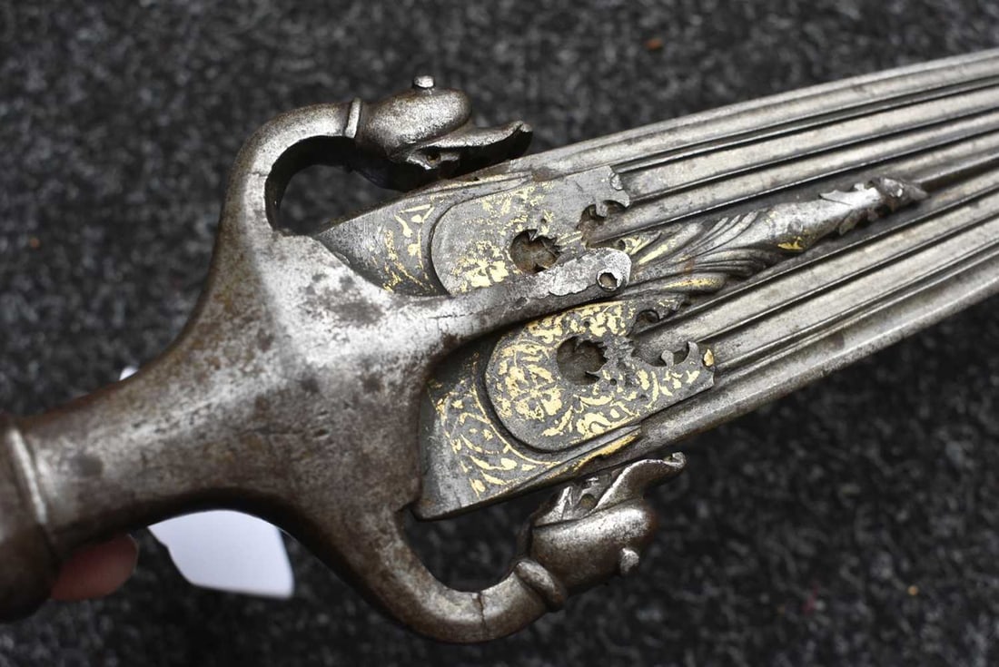 A MOST INTERESTING TEMPLE DAGGER, - 7