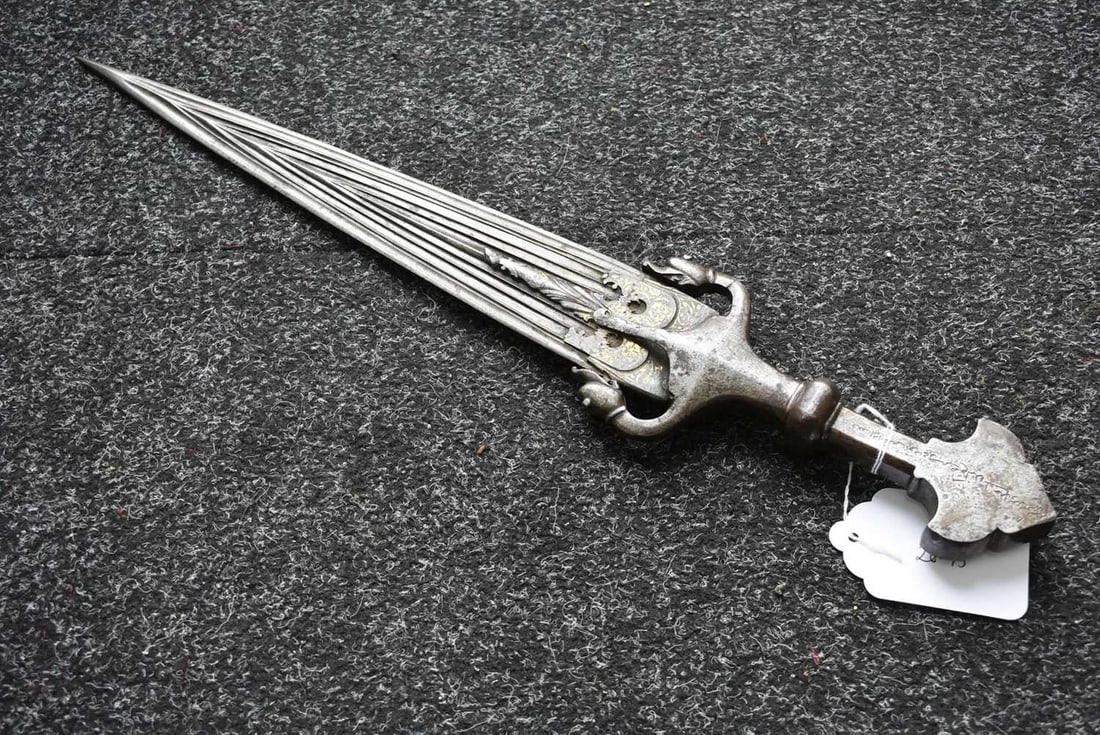 A MOST INTERESTING TEMPLE DAGGER, - 9