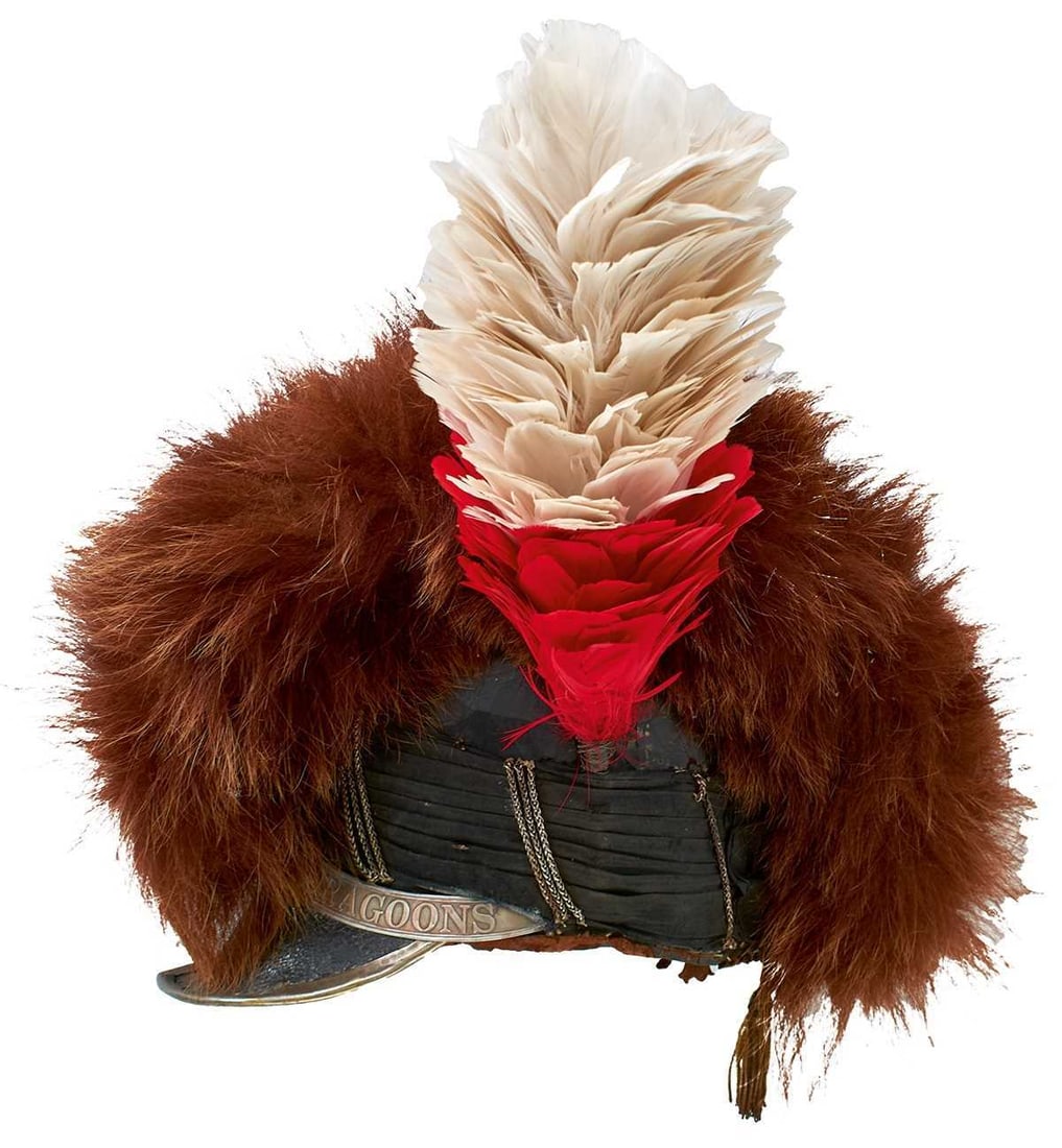 A VERY RARE OFFICER'S TARLETON OF THE 12TH LIGHT DRAGOONS, (1 of 19)