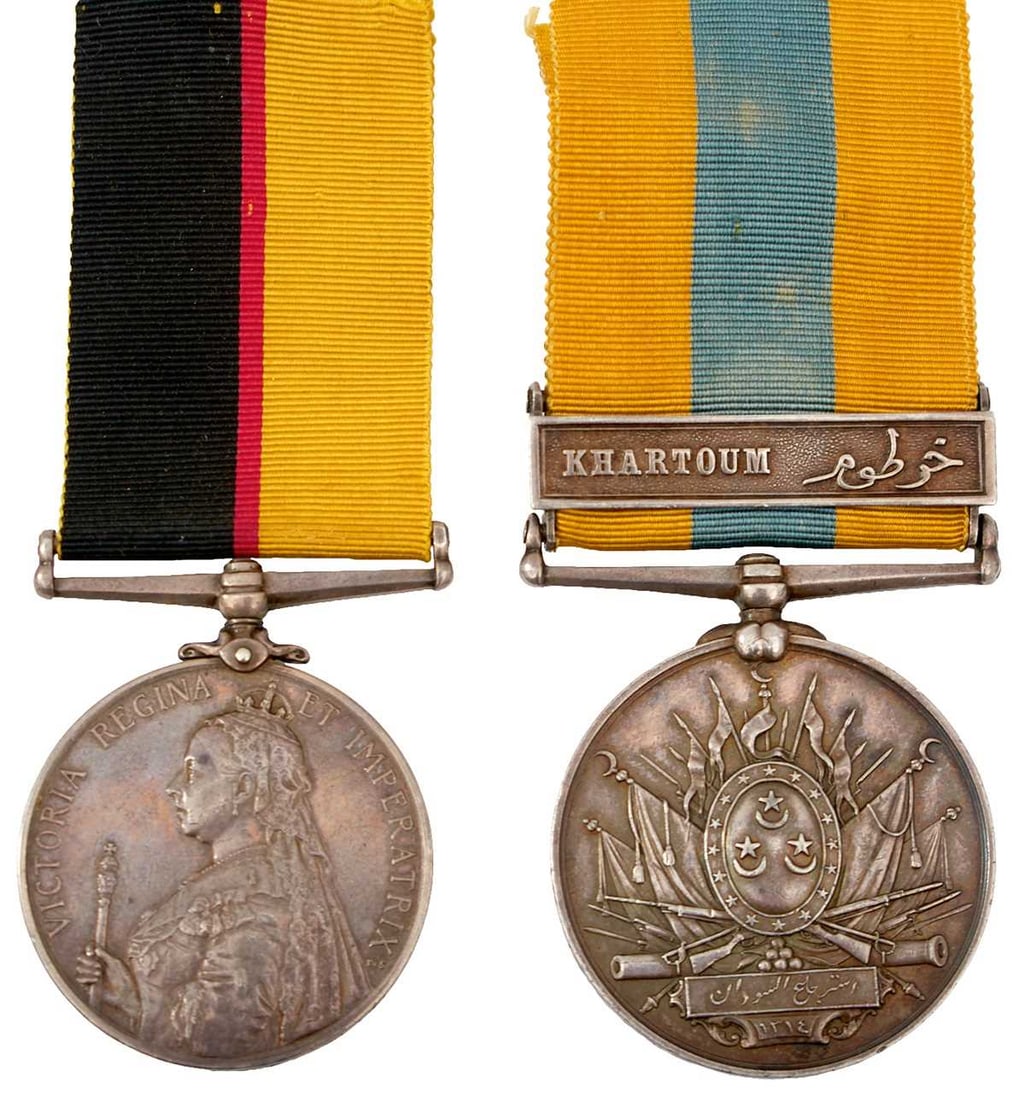 SUDAN MEDAL GROUP TO SAPPER E. DAY ROYAL ENGINEERS,: comprising Sudan medal named to 24282 SAP : E. DAY. R.E. together with its companion Khedive's Sudan medal named to 24287 SAPR E. DAY 2ND COY R.E. (2)