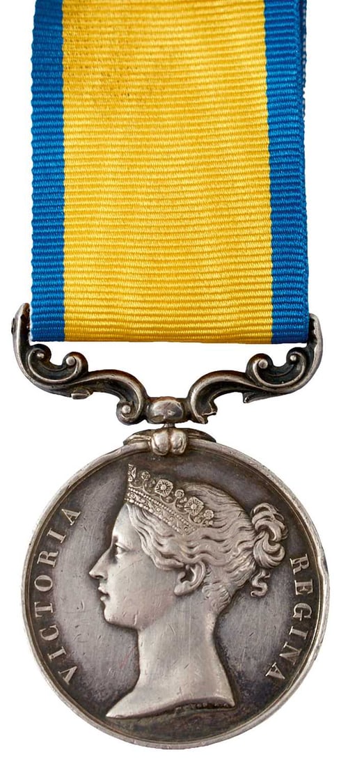 A BALTIC MEDAL,: indistinctly privately named, in a burgundy velvet lined case.