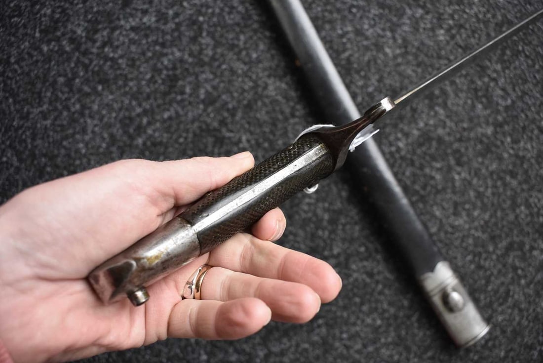 AN 1856 PATTERN SWORD BAYONET, - 2