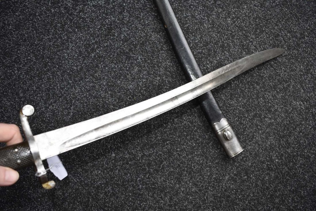 AN 1856 PATTERN SWORD BAYONET, - 3