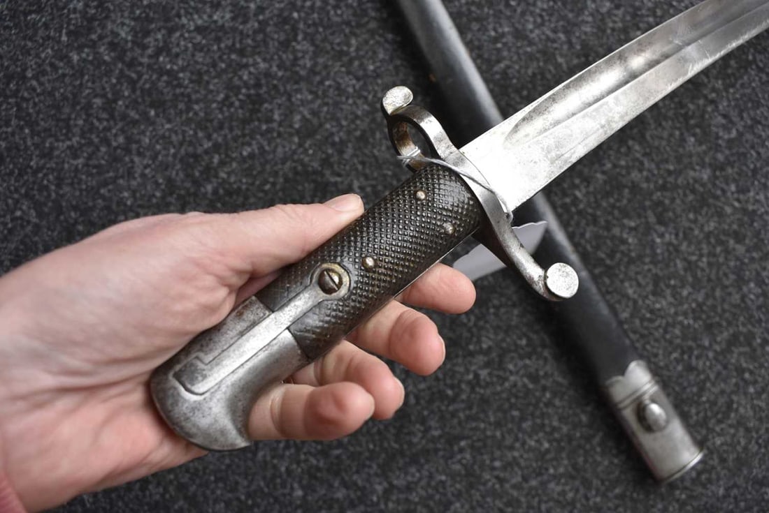 AN 1856 PATTERN SWORD BAYONET, - 7