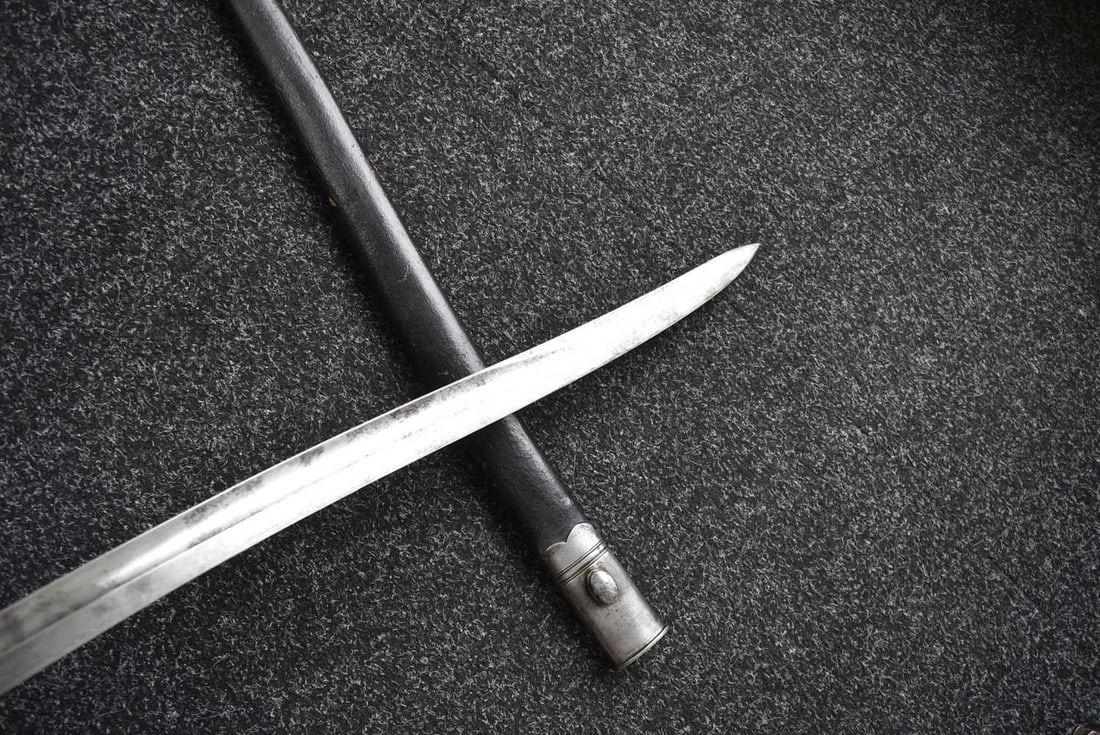 AN 1856 PATTERN SWORD BAYONET, - 8