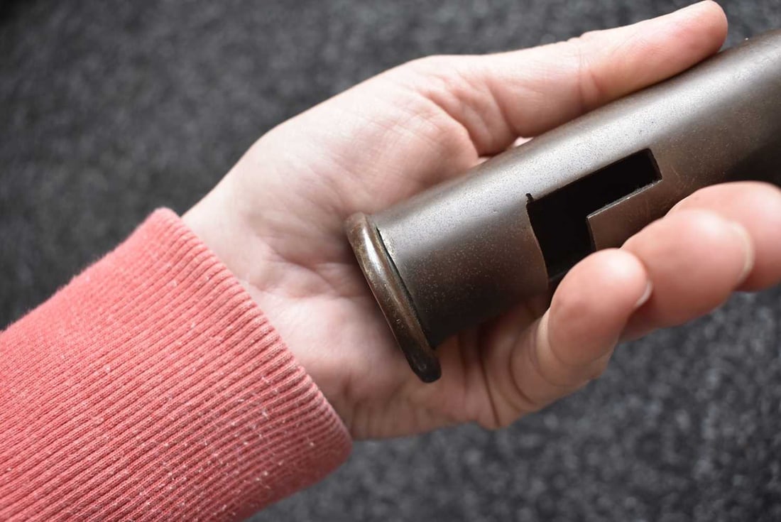 A BROWN BESS TYPE SOCKET BAYONET, - 2