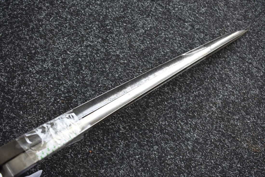 A BROWN BESS TYPE SOCKET BAYONET, - 9