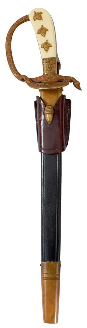 A THIRD REICH FORESTRY OFFICIALS DAGGER OR CUTLASS, (1 of 17)