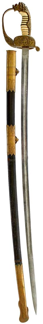 A THIRD REICH KRIEGSMARINE OFFICER'S SWORD (1 of 20)