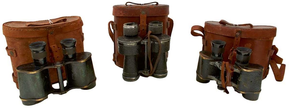 A PAIR OF 1936 DATED ROSS MILITARY BINOCULARS, (1 of 11)