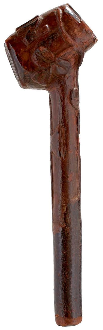 OF IRISH REBELLION INTEREST - A CARVED SHELEIGHLEY OR COSH, (1 of 9)