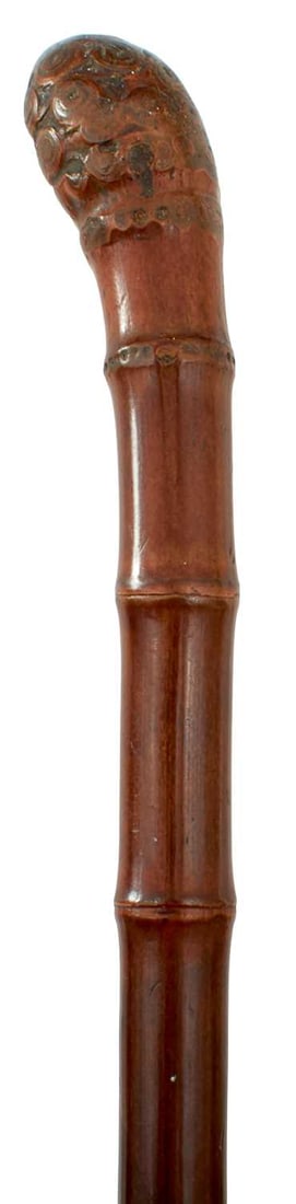 A 19TH CENTURY SWORD STICK OR CROP, (1 of 10)