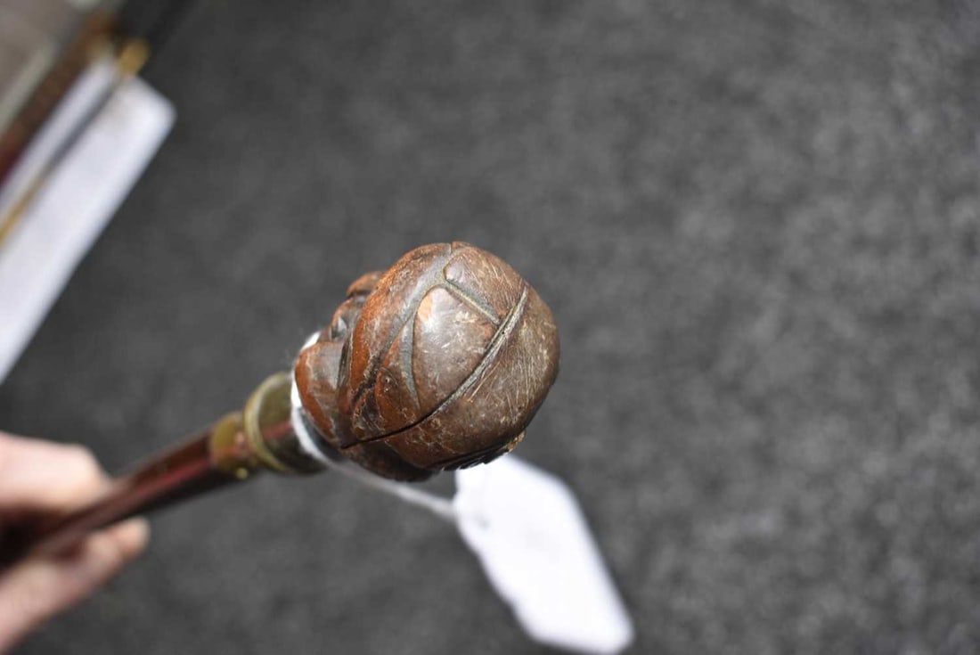 A JAPANESE WALKING STICK, - 2