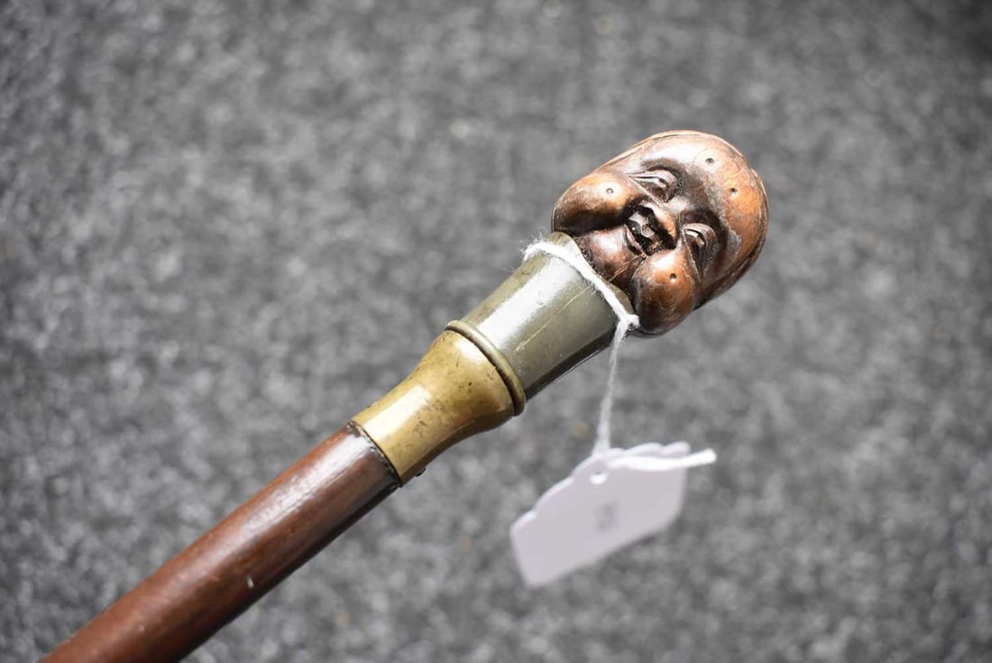 A JAPANESE WALKING STICK, - 6