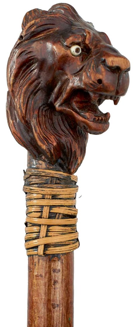 AN EARLY 20TH CENTURY WALKING STICK, (1 of 10)