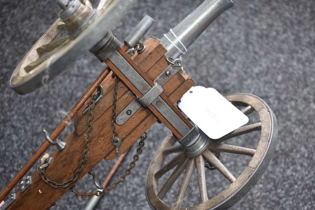 A MODEL FIELD CANNON, - 2