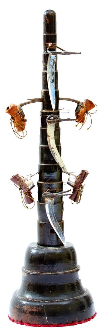 A SELECTION OF 19TH CENTURY COCKFIGHTING SPURS,: to include two pairs of leather mounted curved spikes, a pair of recurved blades by RODGERS & SONS and a third single by the same maker etched with scrolling foliage, the last three with all of th