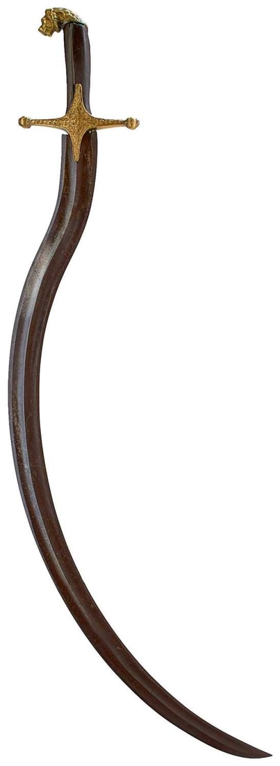 AN UNUSUAL COMPOSITE SHAMSHIR, (1 of 15)