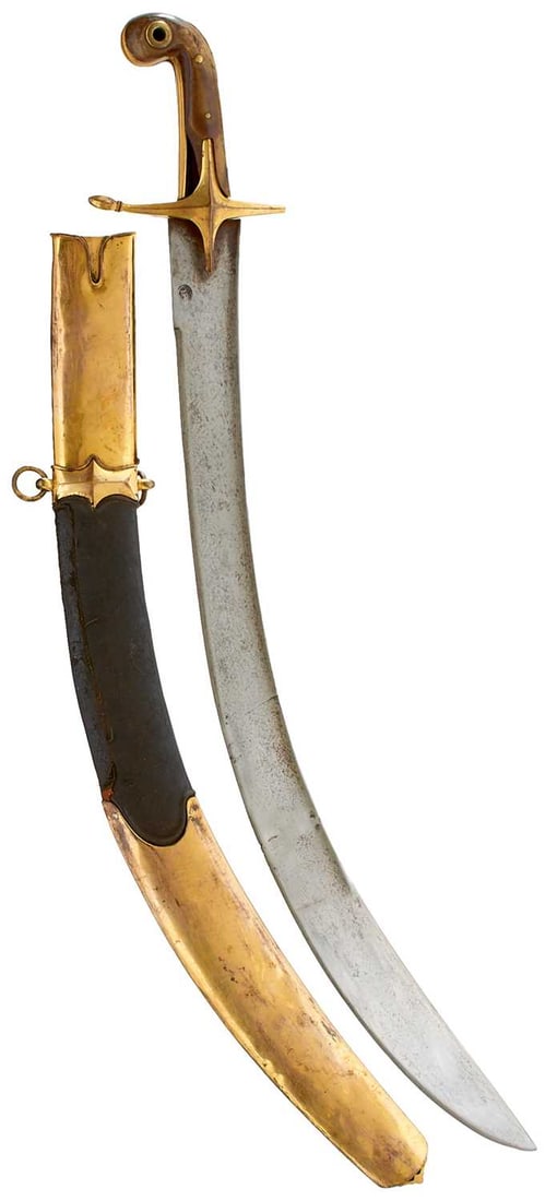 A LARGE 19TH CENURY TURKISH OTTOMAN KILIJ OR SWORD, (1 of 20)