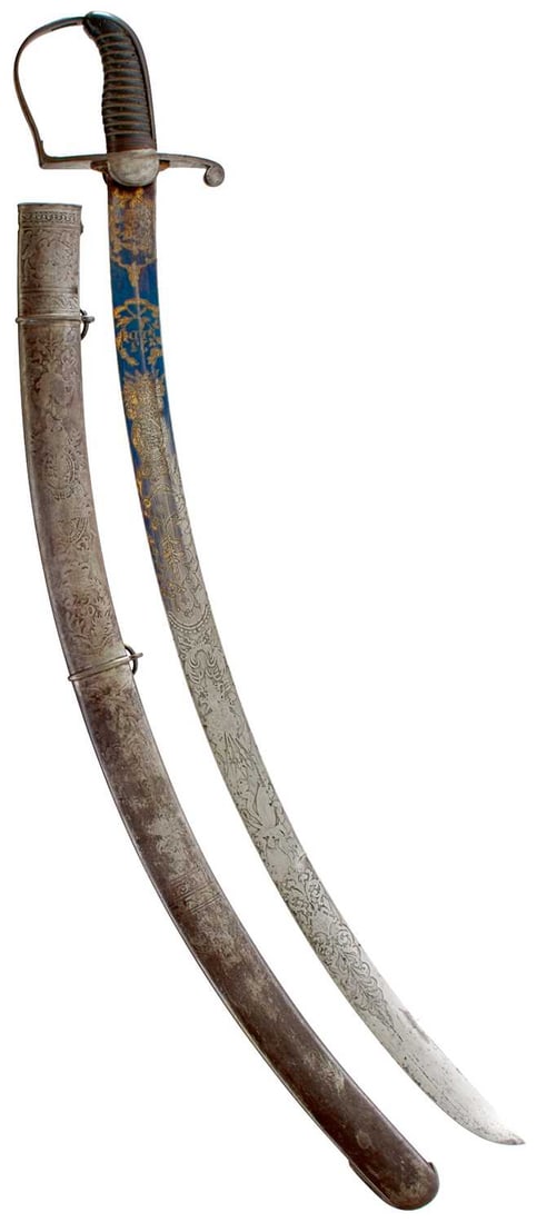 A 1796 PATTERN LIGHT CAVALRY OFFICER'S TO THE 23RD LIGHT DRAGOONS AND WITH THE CREST OF CAPTAIN (1 of 20)