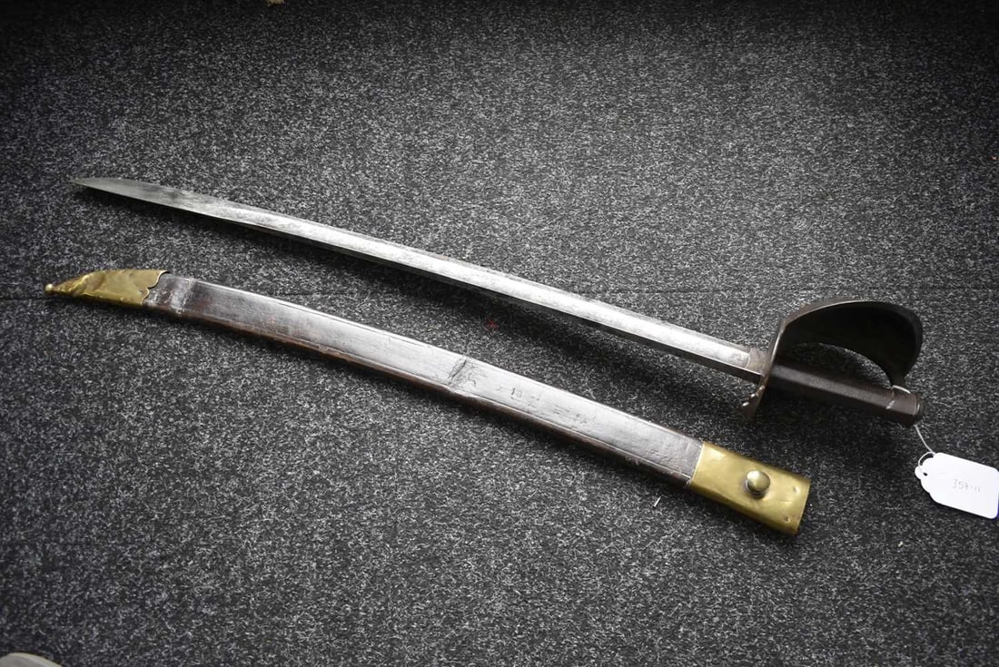A PRUSSIAN NAVAL CUTLASS, - 19