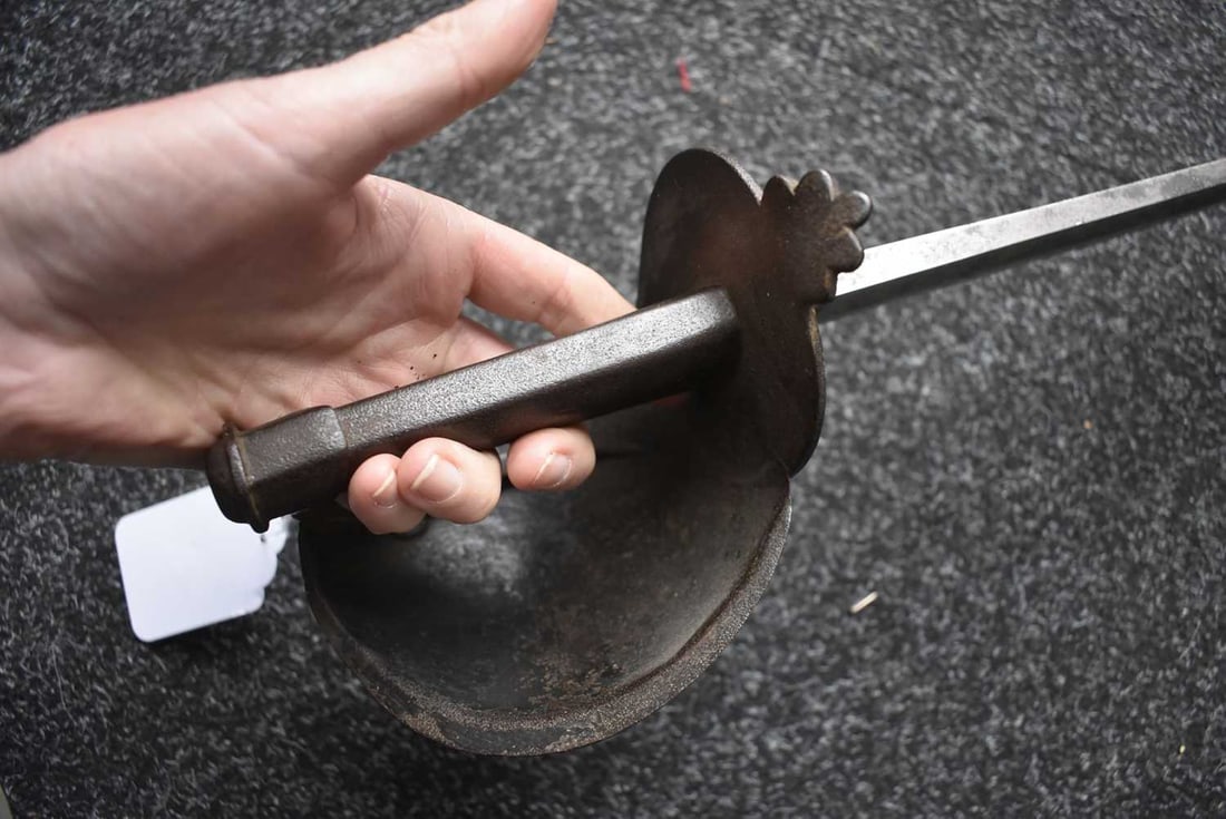 A PRUSSIAN NAVAL CUTLASS, - 20