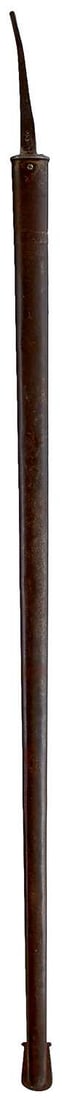A FRENCH CUIRASSIER'S SWORD BLADE AND SCABBARD, (1 of 9)