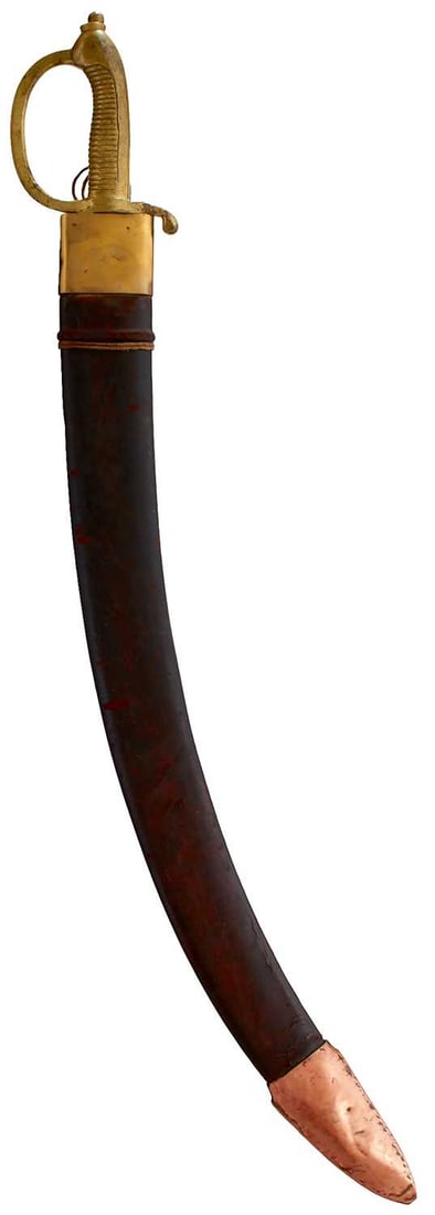 A CONTINENTAL INFANTRYMAN'S SIDEARM OF INDIAN MANUFACTURE, (1 of 6)