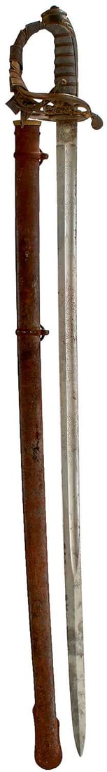 A SCARCE 1822 PATTERN ROYAL ELTHORNE LIGHT INFANTRY OFFICER'S SWORD, (1 of 20)
