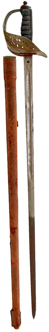 AN 1897 PATTERN INFANTRY OFFICER'S SWORD, (1 of 18)