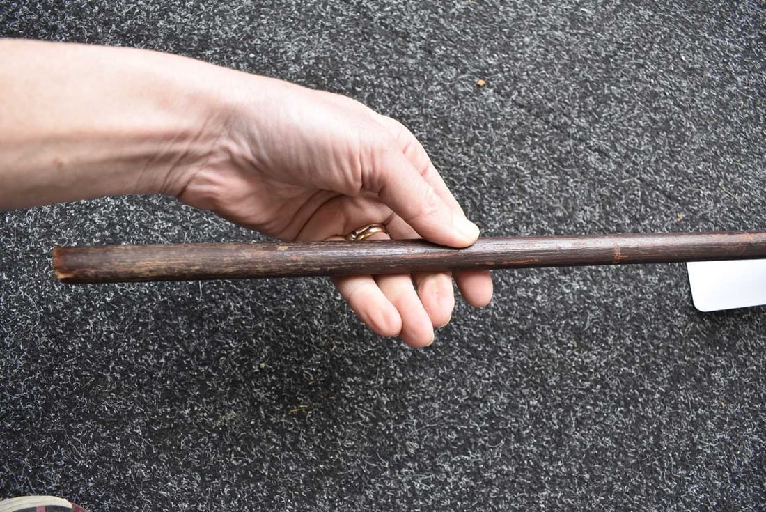 A MINIATURE HALBERD, - 4