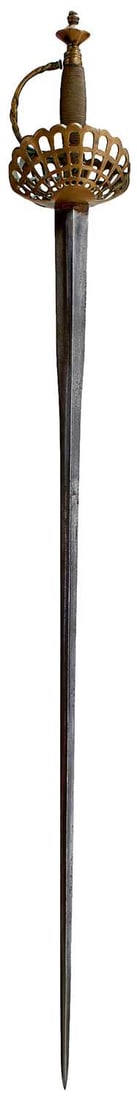 A 17TH CENTURY SCOTTISH TRANSITIONAL RAPIER, (1 of 9)