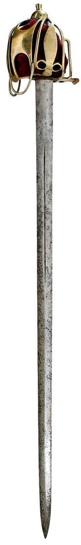A 1798 PATTERN BASKET HILTED BROADSWORD WITH PAKTONG HILT, (1 of 14)