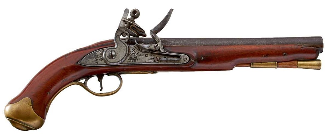 OF WATERLOO INTEREST - A .650 CALIBRE FLINTLOCK LIGHT DRAGOON PISTOL TO THE KING'S GERMAN LEGION, (1 of 14)