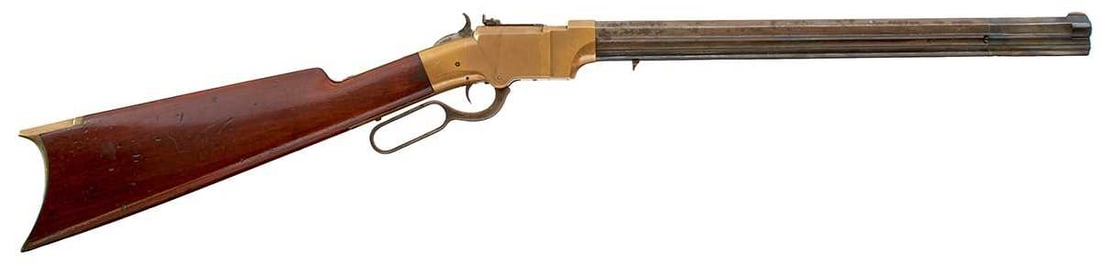 A VERY RARE .41 ROCKET BALL OBSOLETE CALIBRE NEW HAVEN WINCHESTER FUNDED VOLCANIC CARBINE, (1 of 20)