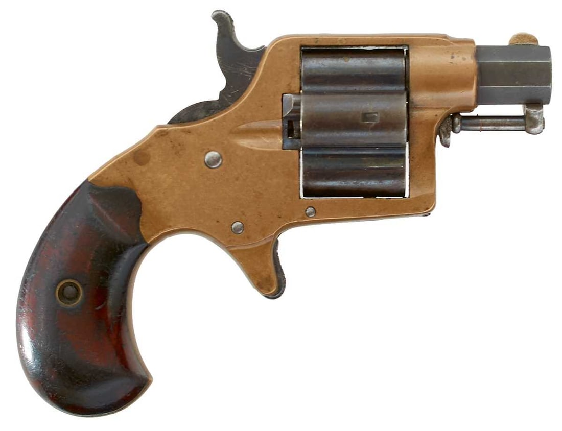 A SCARCE .41 CALIBRE RIMFIRE COLT CLOVERLEAF REVOLVER, (1 of 11)