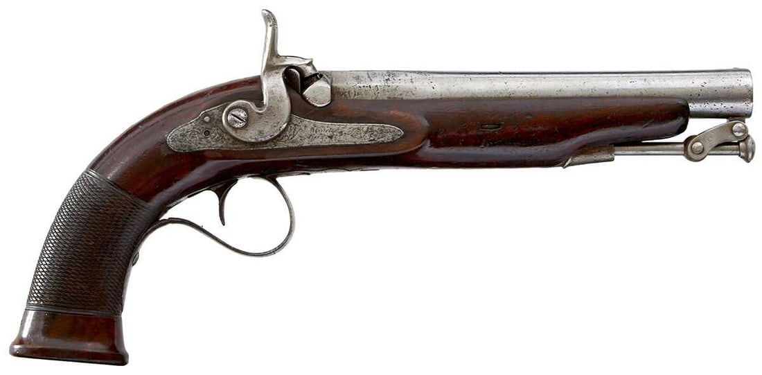 A .700 CALIBRE PERCUSSION CAVALRY OR OFFICER'S PISTOL, (1 of 13)